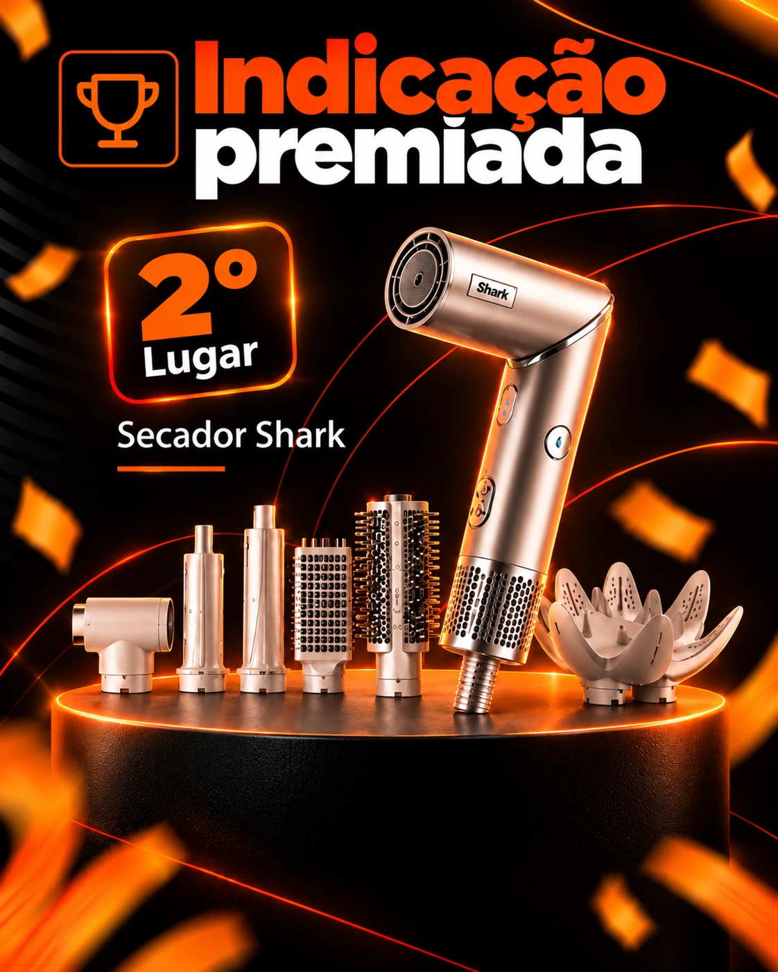 2º lugar — Secador Shark FlexStyle