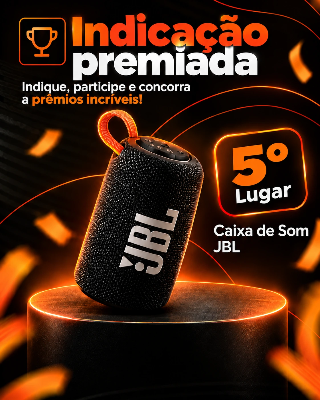 5º lugar — Caixa de Som JBL Grip