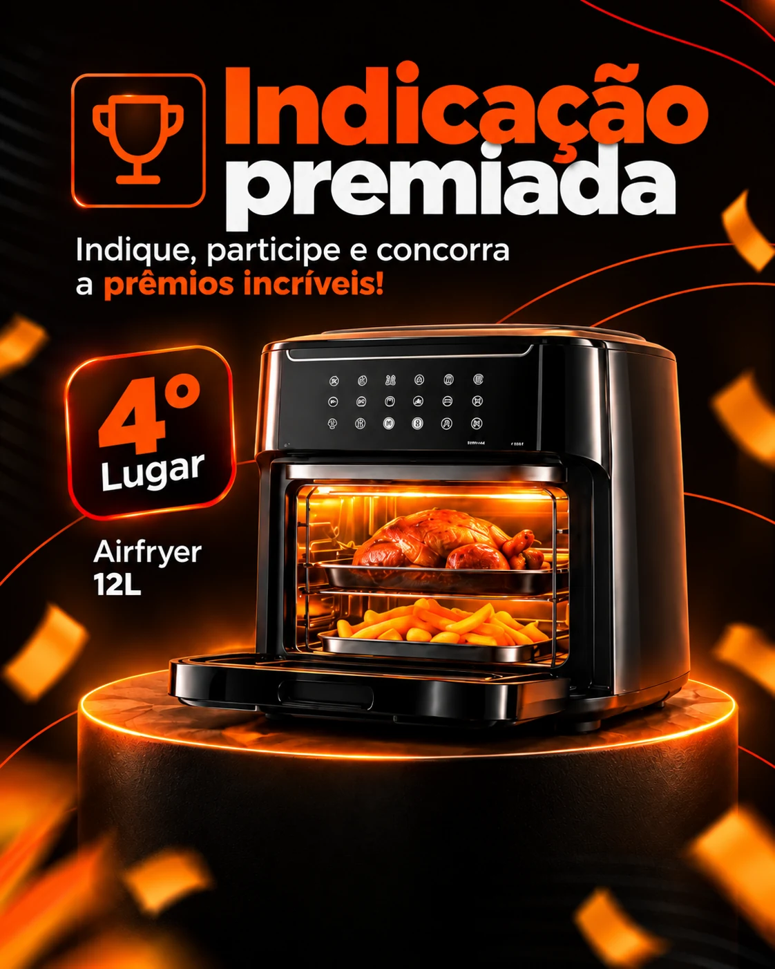 4º lugar — Airfryer 12L