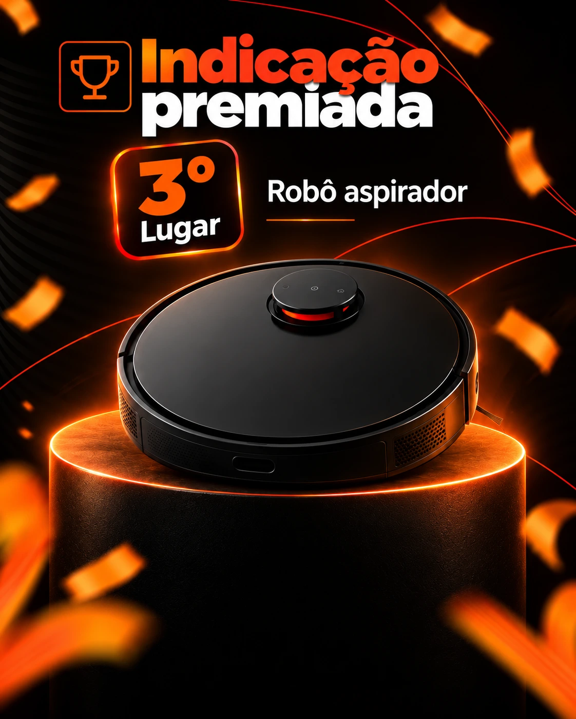 3º lugar — Robô aspirador Xiaomi